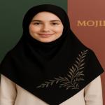 روسری‌های فاخر برند مجیر طراحی دست دوز